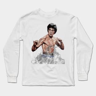 Lee Legend Jeet Kune Do Movie Bruce Be Water Long Sleeve T-Shirt